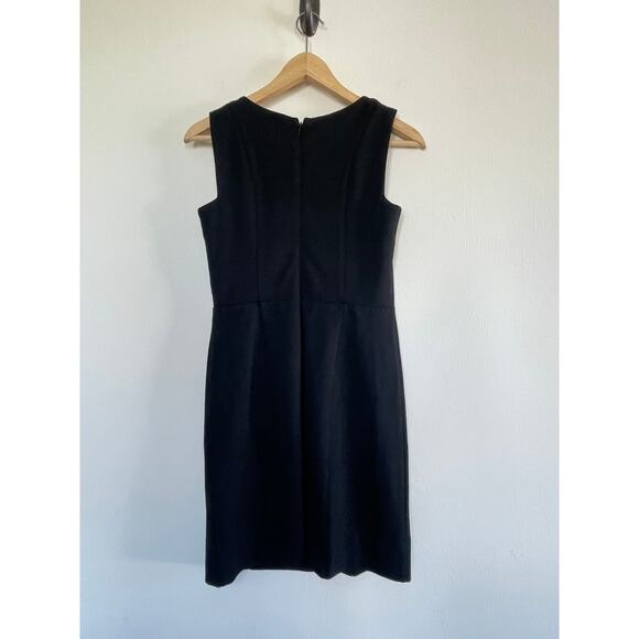 ALICE & TRIXIE black knit basic sleeveless sheath mini dress - Picture 5 of 6